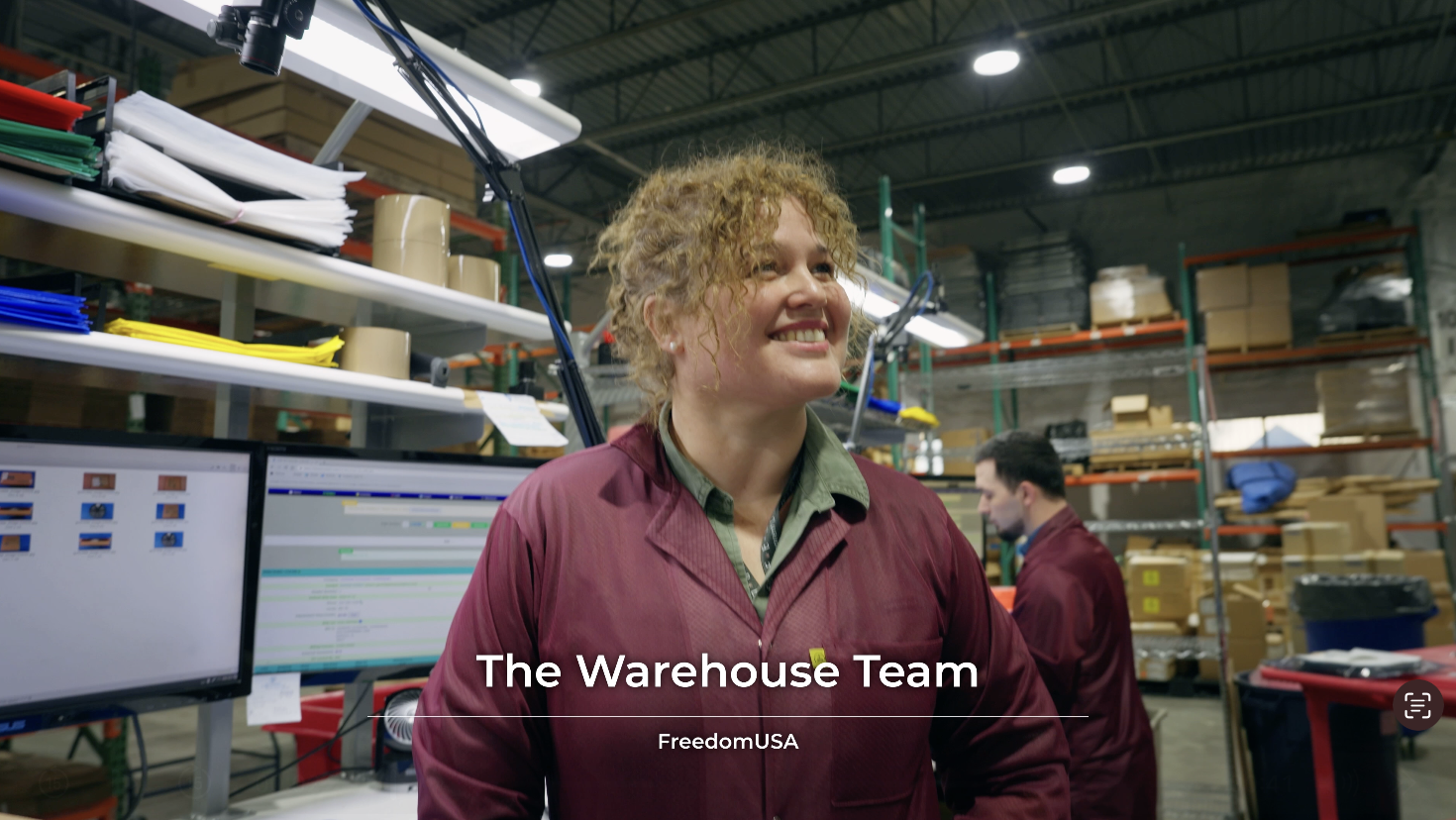 Freedom USA warehouse team