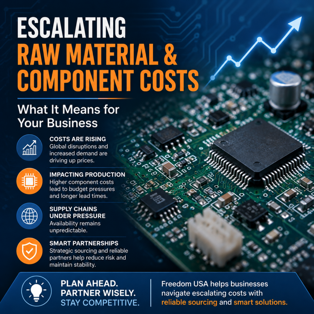 escalating raw material costs